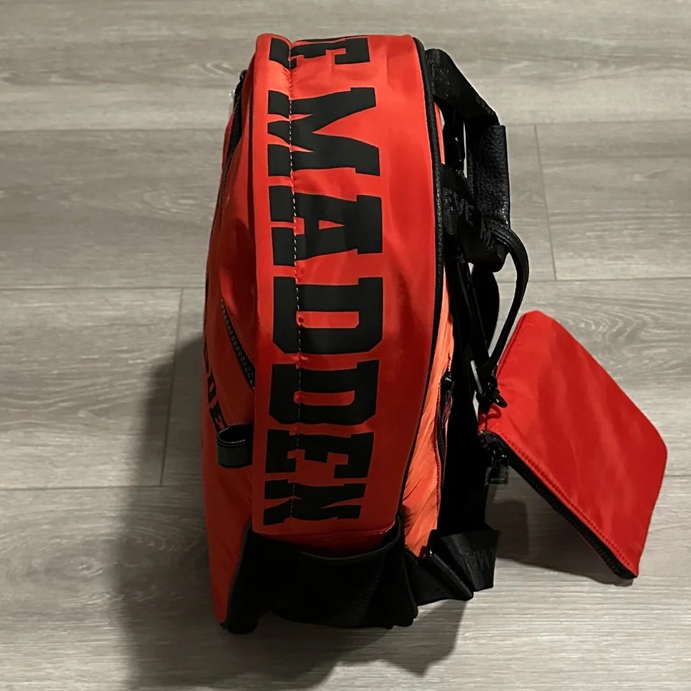 NWT. Steve Madden Red and Black BFresh Star Backpack